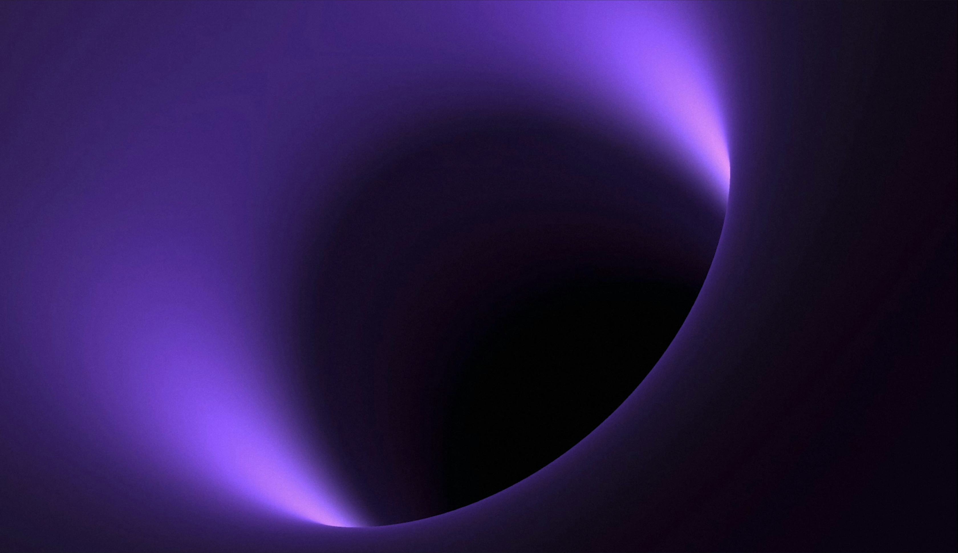 Black and purple black hole image